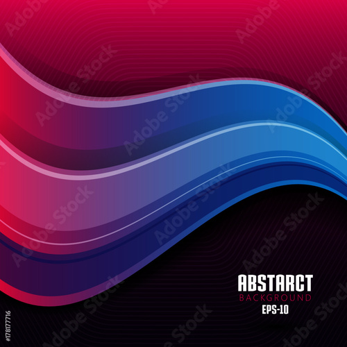 Vector Abstract Background Wavy Swirl