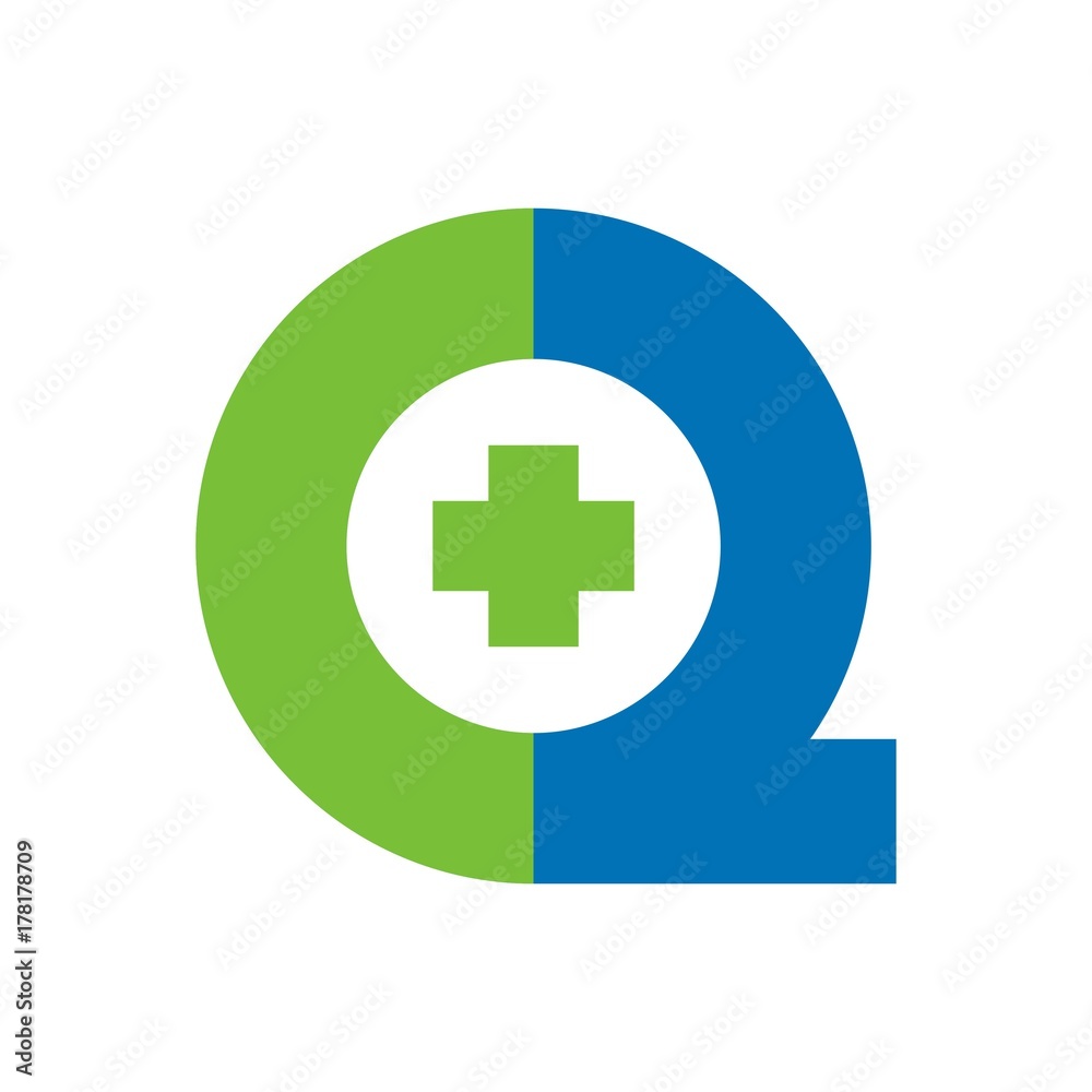 Q logo initial letter design template vector Q logo initial letter design template vector