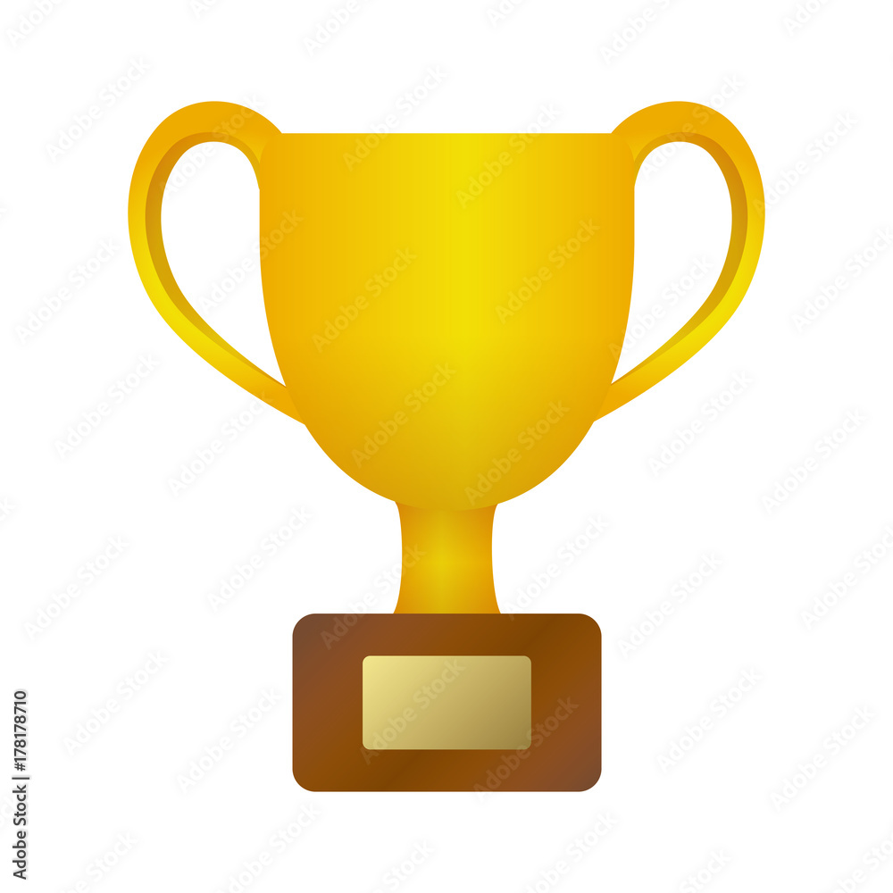 Trophy cup icon illustration. gold ( 1st place )
Trophy cup icon illustration. gold ( 1st place )