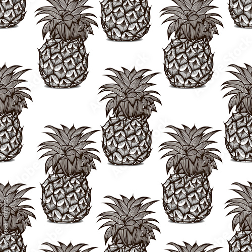 pineapple seamless pattern