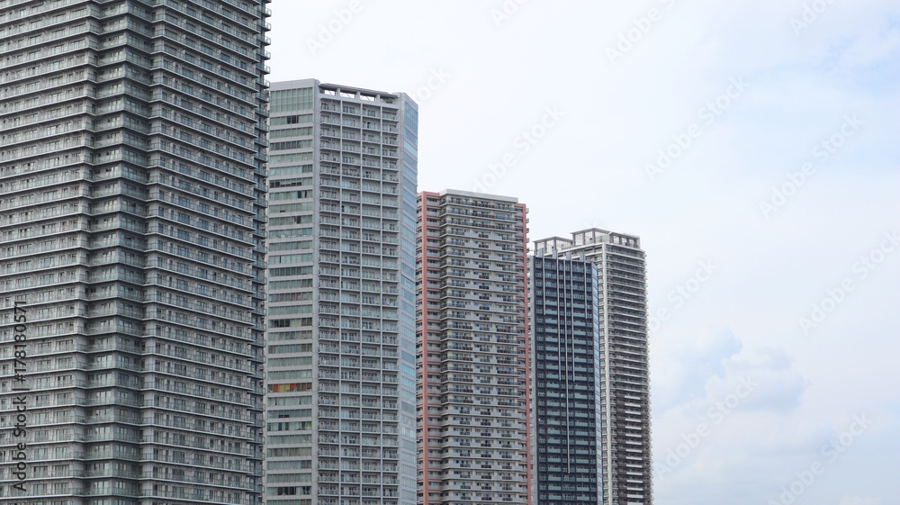 Tower Mansions At Shinonome, Tokyo, Japan Tower Mansions At Shinonome, Tokyo, Japan
