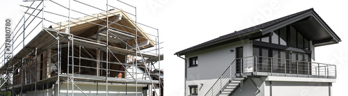 Hausbau Vorher Nachher