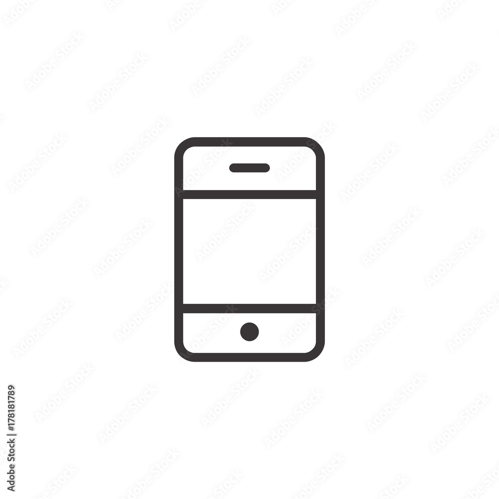 Hand phone icon vector design illustration Hand phone icon vector design illustration