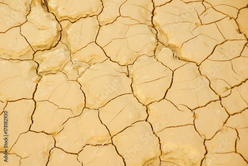 Dry Cracked Earth Background