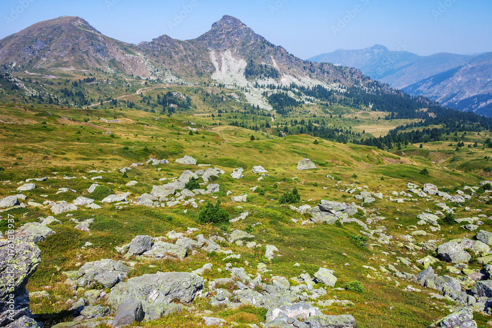 Serene landscape in the mountains of Montenegro Serene landscape in the mountains of Montenegro