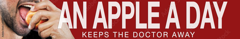 Obraz premium an apple a day 