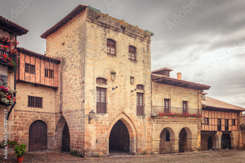 Tower of Don Borja, XV century, Santillana del Mar, way of St.James, Cantabria, northern Spain