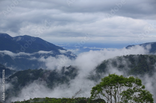 sea of clouds in taichung, taiwan