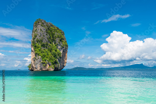 horizontal beautiful seascape. beautiful nature of Thailand