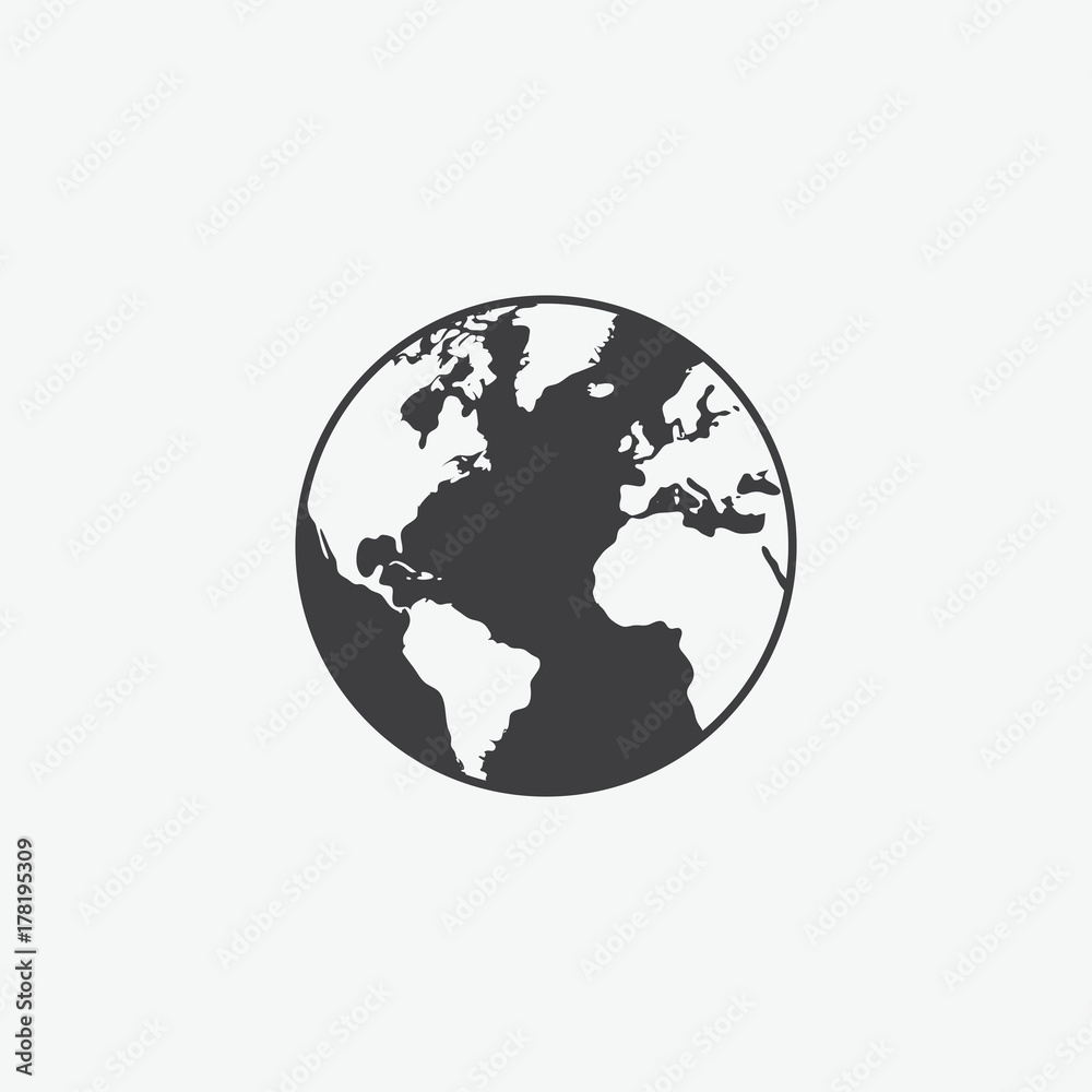 World Globe Icon