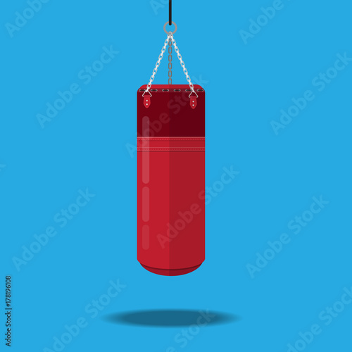 punching bag vector icon. © momoforsale