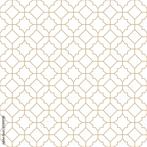 arabic geometric abstract deco art pattern