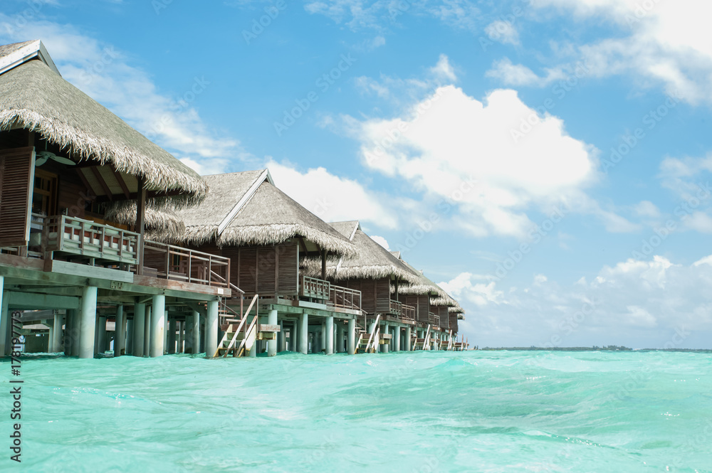 water villas  in the Maldives