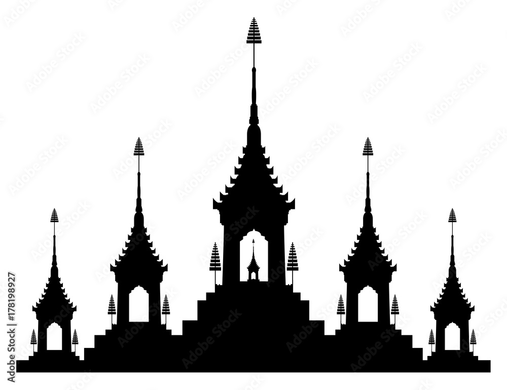Fototapeta premium The royal funeral pyre
