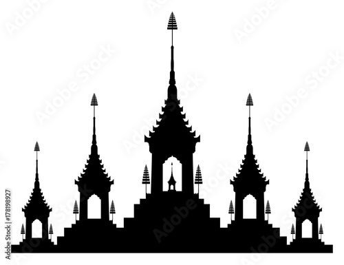 The royal funeral pyre