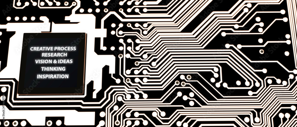 processor on a circuit board processor on a circuit board