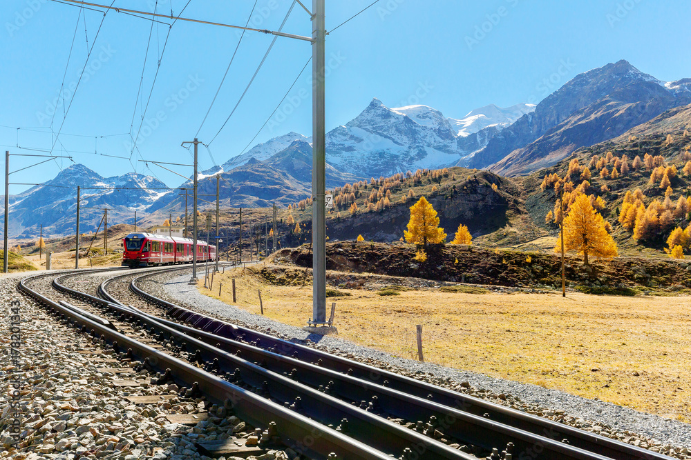 Bernina Express - Svizzera - Salita verso il Passo Bernina