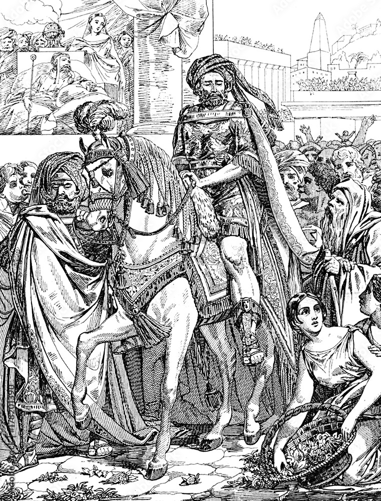 Fototapeta premium The Triumph Of Mordecai.