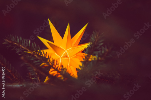 leuchtender Weihnachtsstern