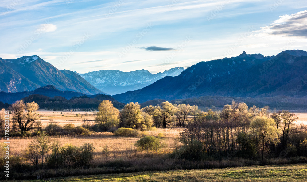 landscape murnauer moos - bavaria landscape murnauer moos - bavaria