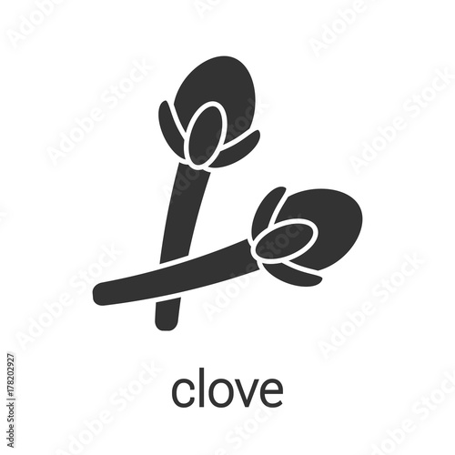 Clove glyph icon