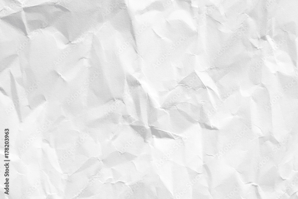 Fototapeta premium Background of white paper for various purposes. Texture of the broken old surface.