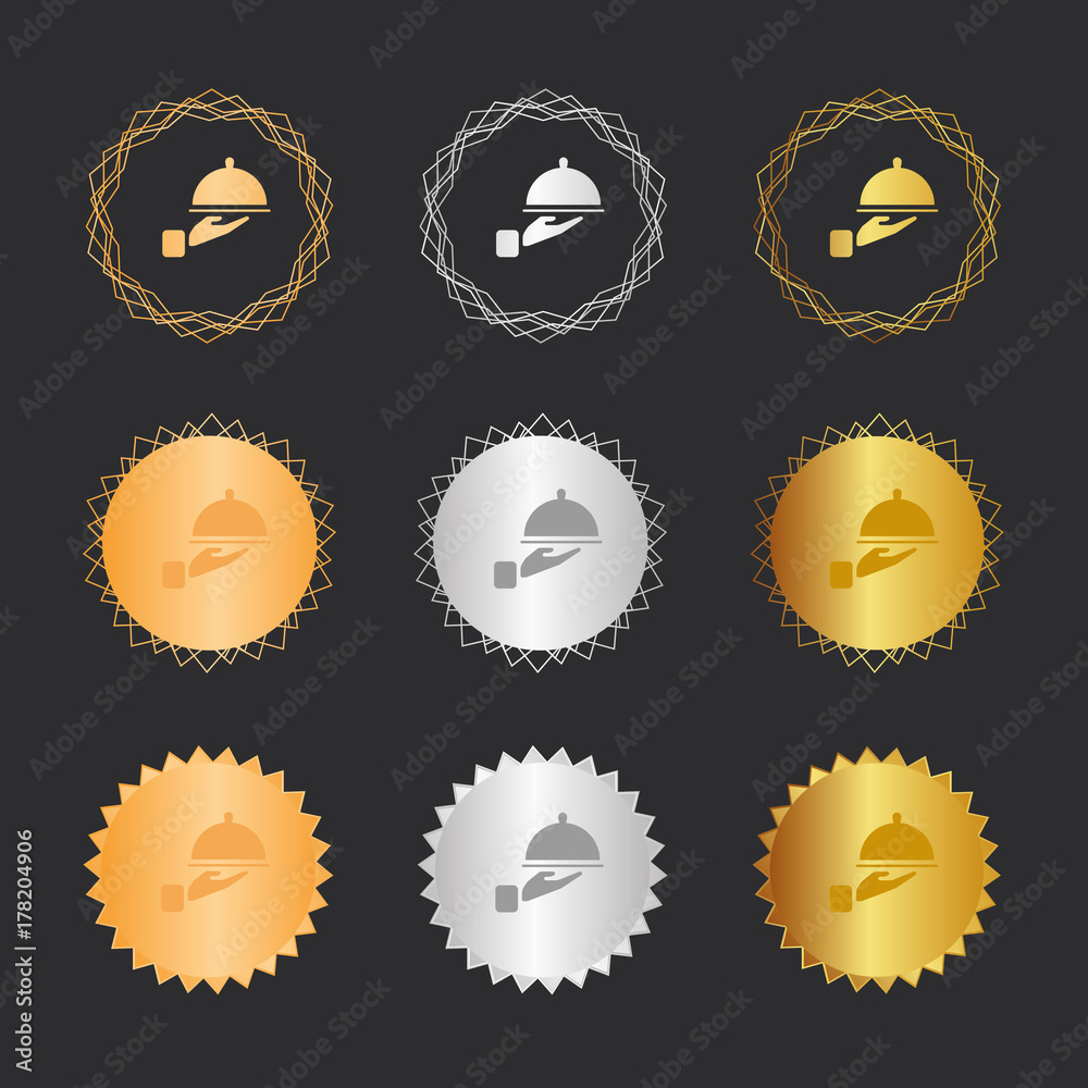 Servierplatte - Bronze, Silber, Gold Medaillen Servierplatte - Bronze, Silber, Gold Medaillen