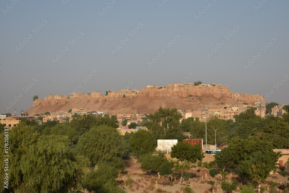 Obraz premium sonar fort in jaisalmer rajasthan india