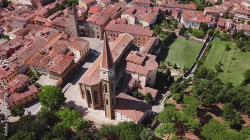 Aerial view of Arezzo Tuscany Italy photo