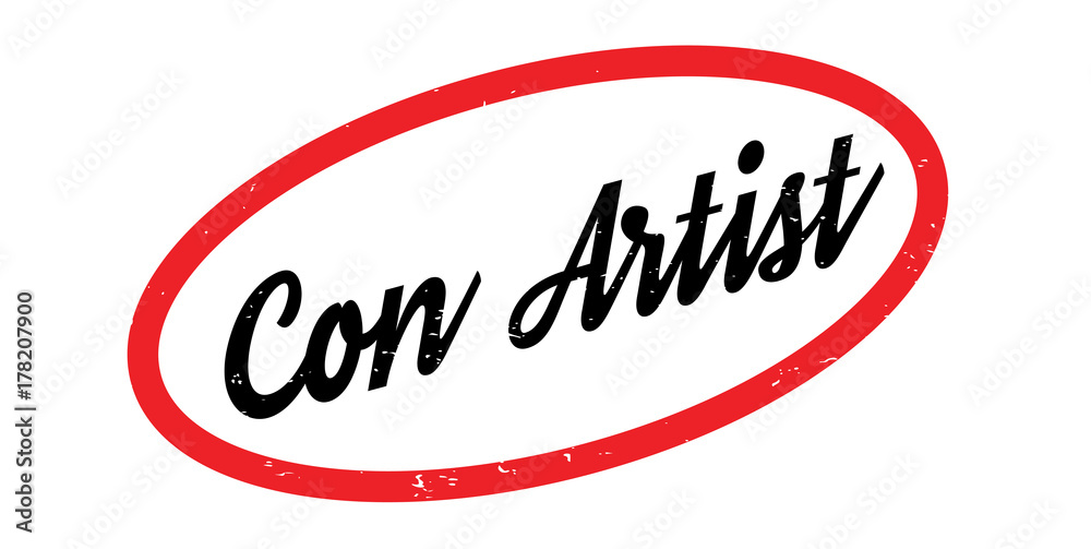 Con Artist rubber stamp. Grunge design with dust scratches. Effects can be easily removed for a clean, crisp look. Color is easily changed. Con Artist rubber stamp. Grunge design with dust scratches. Effects can be easily removed for a clean, crisp look. Color is easily changed.