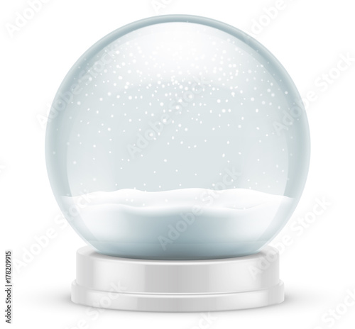 Boule à neige vectorielle 1