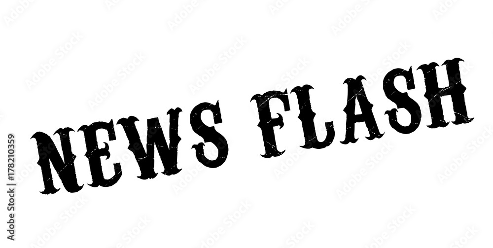 News Flash rubber stamp. Grunge design with dust scratches. Effects can be easily removed for a clean, crisp look. Color is easily changed. News Flash rubber stamp. Grunge design with dust scratches. Effects can be easily removed for a clean, crisp look. Color is easily changed.