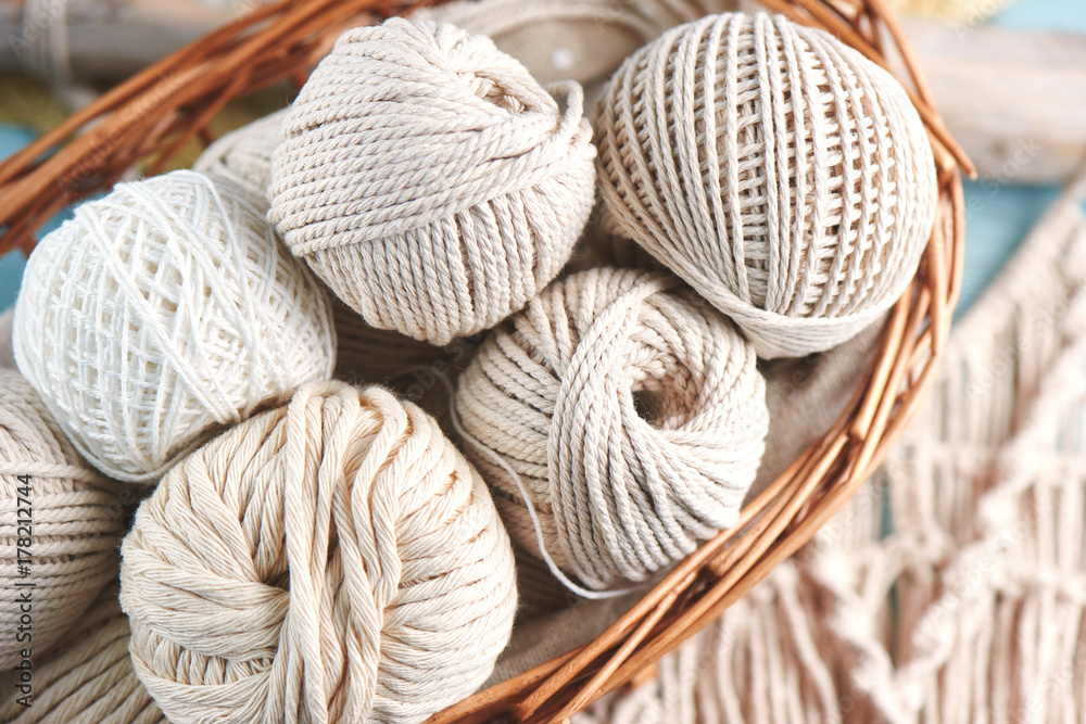 Macrame wool discount
