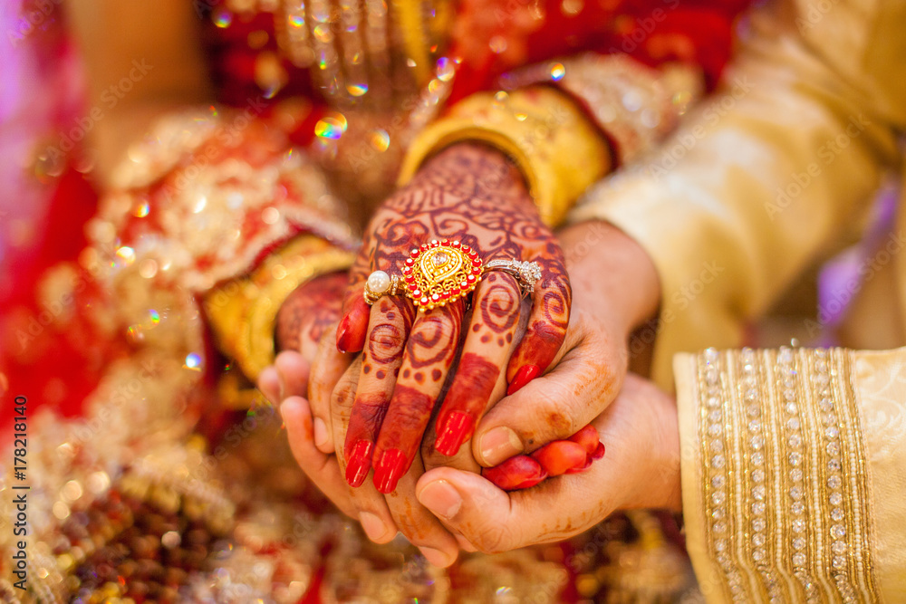 Indian wedding hands