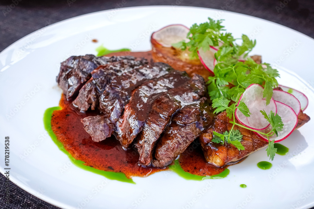 Delicious juicy steak beef meat Delicious juicy steak beef meat