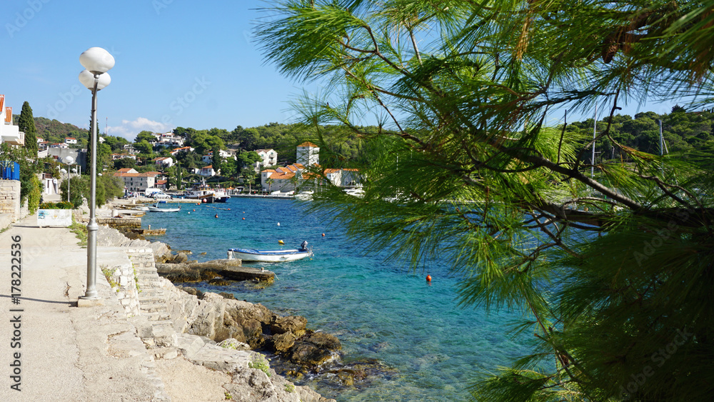 island trogir in the mediterrenean sea of croatia island trogir in the mediterrenean sea of croatia