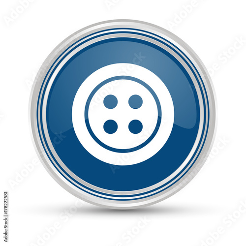 Blauer Button - Knopf