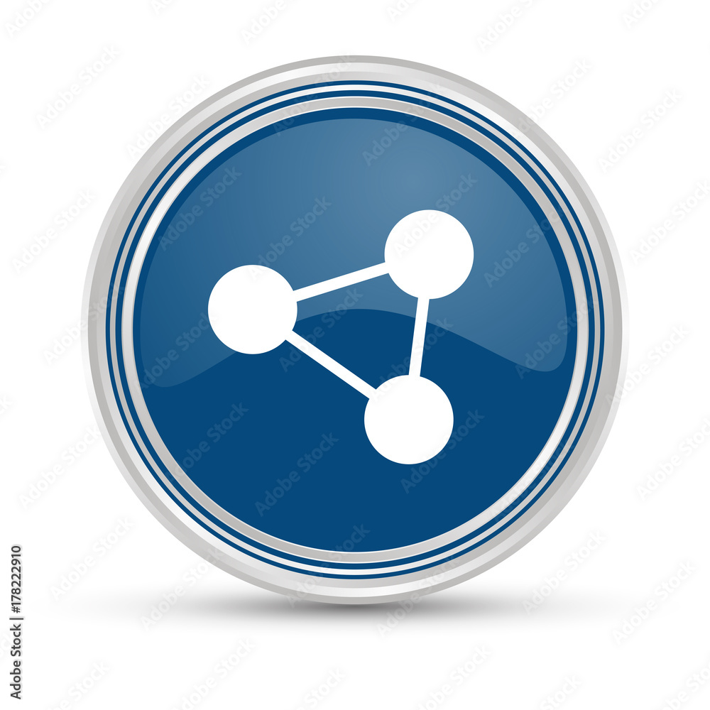 Blauer Button - Netzwerk Blauer Button - Netzwerk