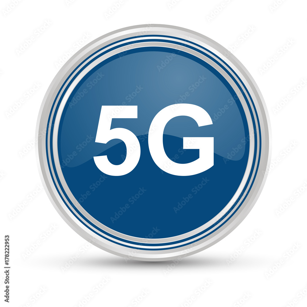 Blauer Button - 5G Blauer Button - 5G