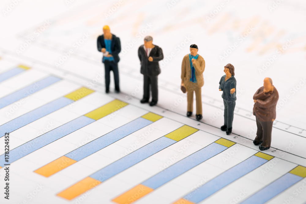 business people discussing graph and chart reports concept business people discussing graph and chart reports concept