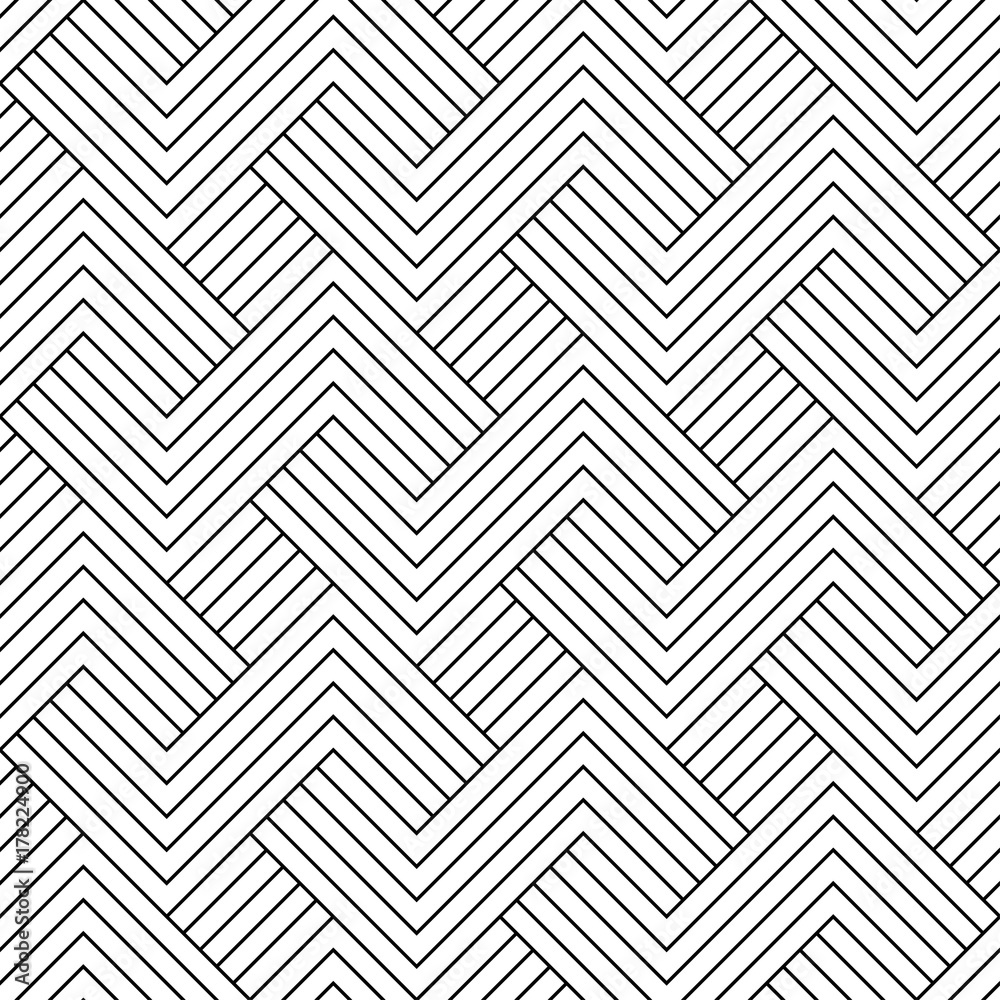 Vector seamless pattern. Modern stylish texture. Repeating geometric pattern with broken lines