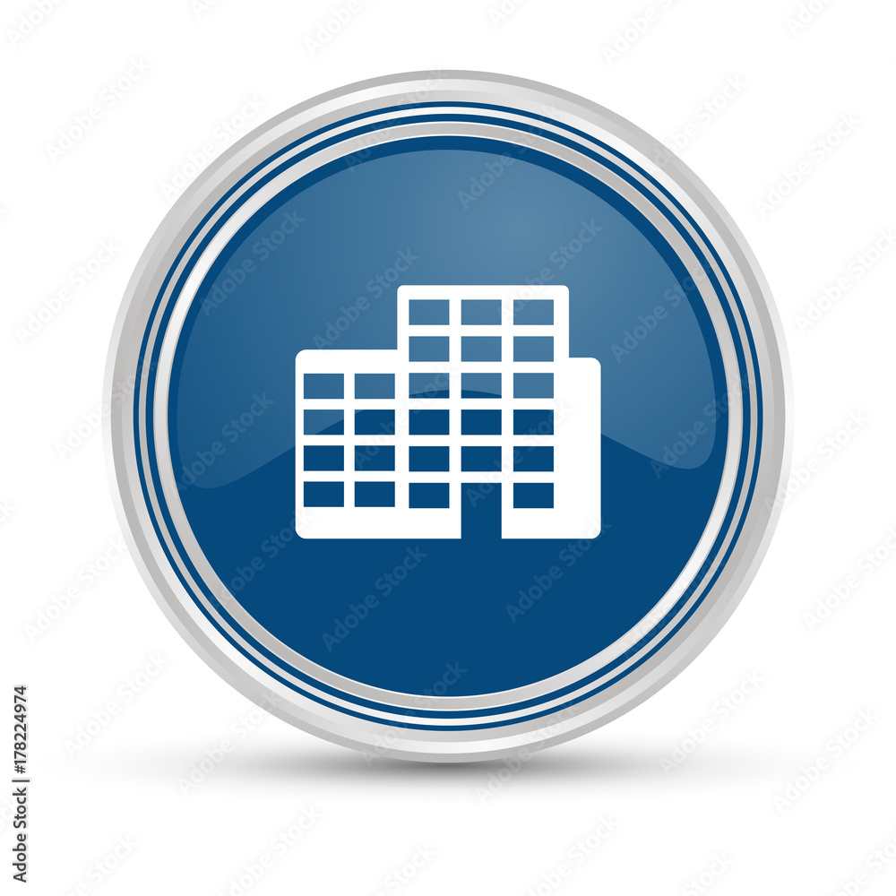 Blauer Button - Stadt Blauer Button - Stadt