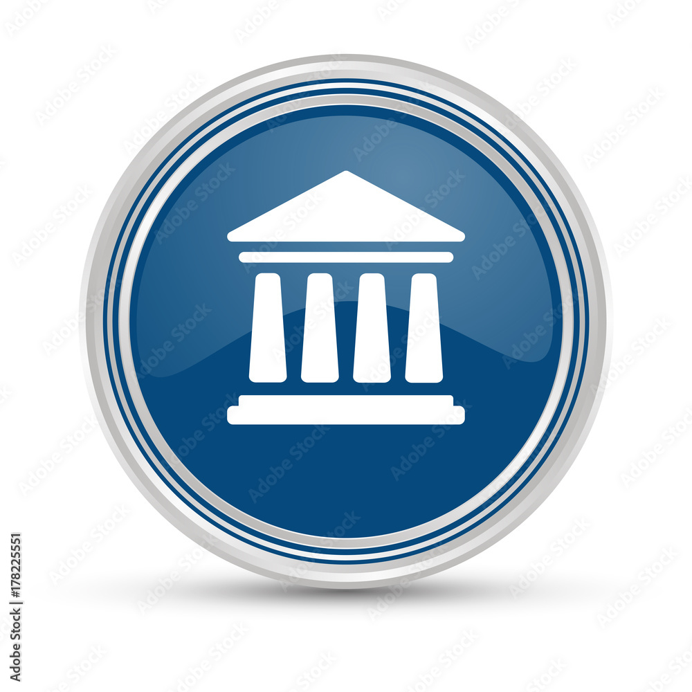 Blauer Button - Gebäude Blauer Button - Gebäude