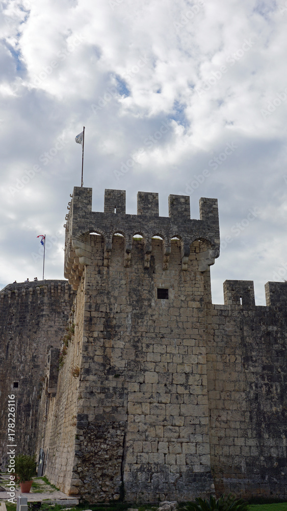 castle of trogir in croatia