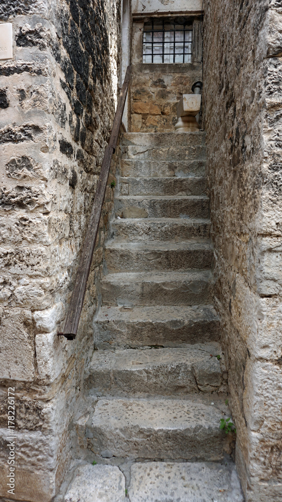 Obraz premium old town of croatian city trogir