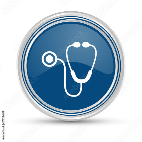Blauer Button - Stetoskop