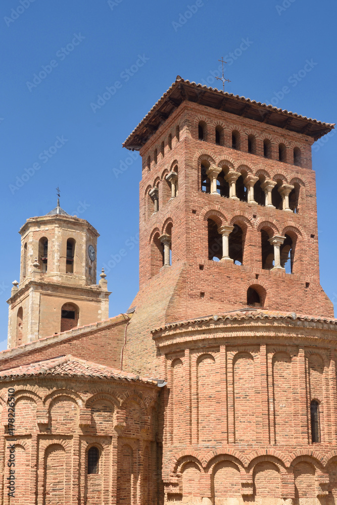 Church of San Tirso and San Benito in Sahagun, Way of St. James, Leon, Spain