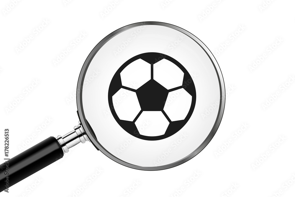 Lupe sucht/findet - Fußball