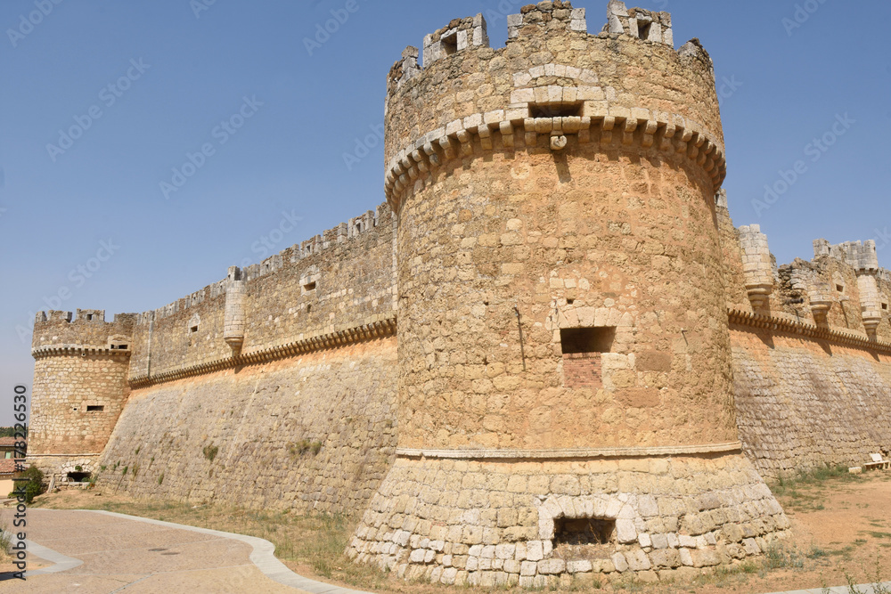 Castle of Grajal de Campos, Leon province, Castilla and Lean, Spain