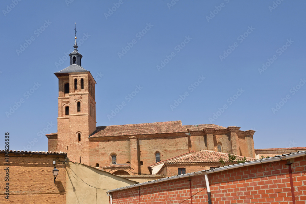 Church of Grajal de Campos, Leon province, Castilla and Leon, Spain